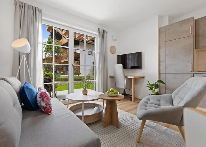 Apartmán Balanced Apartments, Vollausgestatte Naehe Starnberger Münsing