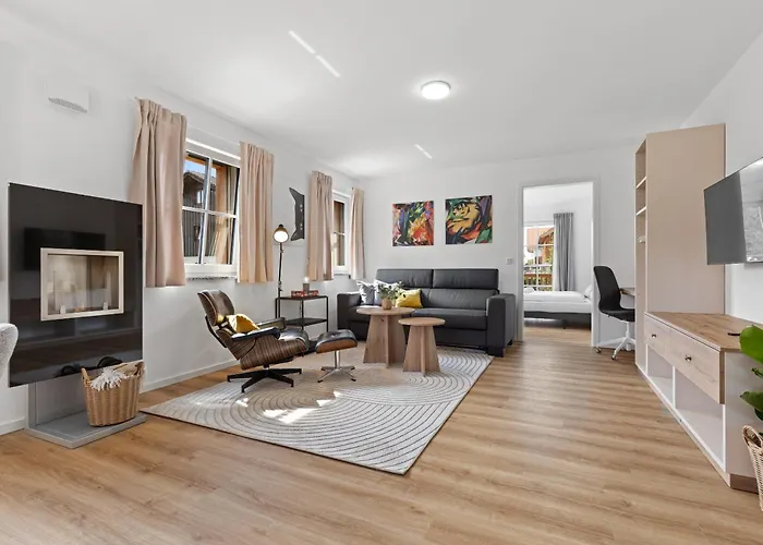 Apartmán Balanced Apartments, Vollausgestatte Naehe Starnberger Münsing